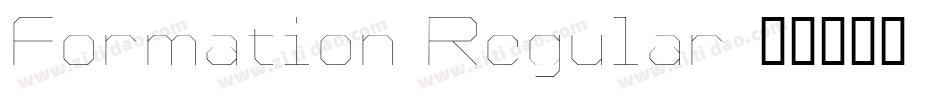 Formation Regular字体转换